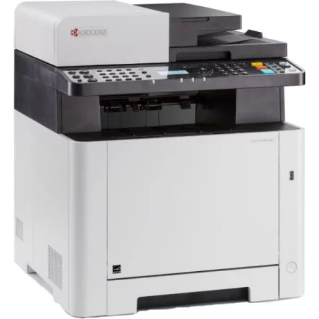 Multifunctional Laser Color Kyocera ECOSYS M5521cdn, A4, Functii: Impr.|Scan.|Cop.|Fax, Viteza de Printare Monocrom: 21ppm, Viteza de printare color: 21ppm, Conectivitate:USB|Retea, Duplex:Da, ADF:ADF(incl.TV 23RON) &quot;M5521cdn&quot;