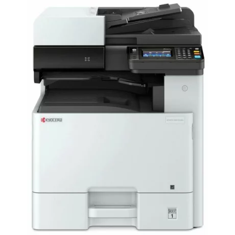 Multifunctional Laser Color Kyocera ECOSYS M8124cidn, A3, Functii: Impr.|Scan.|Cop., Viteza de Printare Monocrom: 24ppm, Viteza de printare color: 24ppm, Conectivitate:USB|Retea, Duplex:Da, ADF:RADF(incl.TV 60RON) &quot;M8124cidn&quot;