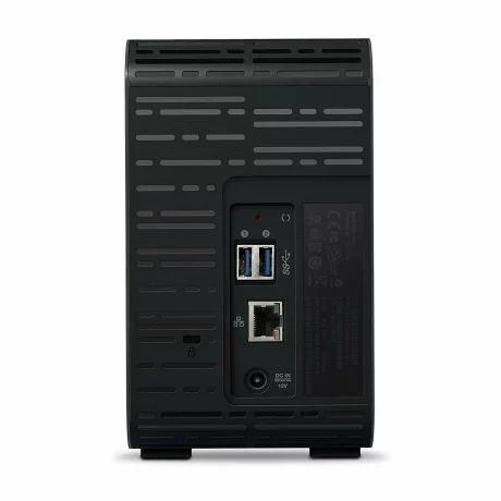 NAS WD, tower, HDD x 2, capacitate maxima 4 TB, memorie RAM 1 GB, RJ-45 (Gigabit), porturi USB 3.0 x 2, &quot;WDBVBZ0040JCH-EESN&quot;