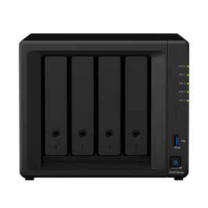 NAS SYNOLOGY, desktop, HDD x 4, capacitate maxima 64 TB, memorie RAM 2 GB, RJ-45 (Gigabit) x 2, porturi USB 3.0 x 2, &quot;DS418play&quot;