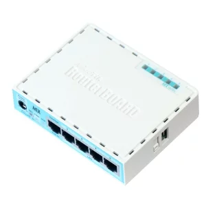 ROUTER MIKROTIK, porturi Gigabit x 4, CPU dual core 880 MHz, 256 MB RAM, USB, microSD, &quot;RB750GR3&quot; (include TV 1.5 lei)