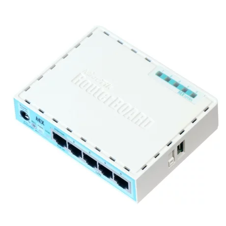 ROUTER MIKROTIK, porturi Gigabit x 4, CPU dual core 880 MHz, 256 MB RAM, USB, microSD, &quot;RB750GR3&quot; (include TV 1.5 lei)