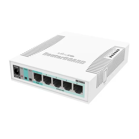 SWITCH MIKROTIK, RB260GS, porturi Gigabit x 5, SFP x 1, unmanaged, carcasa plastic, &quot;CSS106-5G-1S&quot;