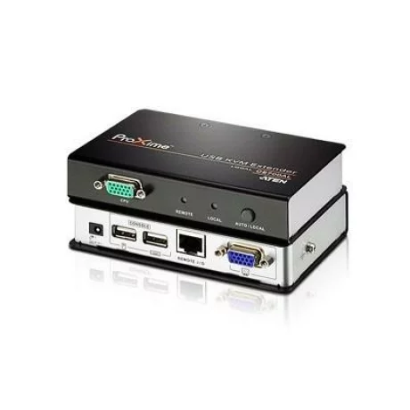 EXTENDER KVM ATEN acces PC de la distanta, conector tip VGA (M) | USB (M) x 2 | RJ-45 | SPHD-17 (M), &quot;CE700A-AT-G&quot;