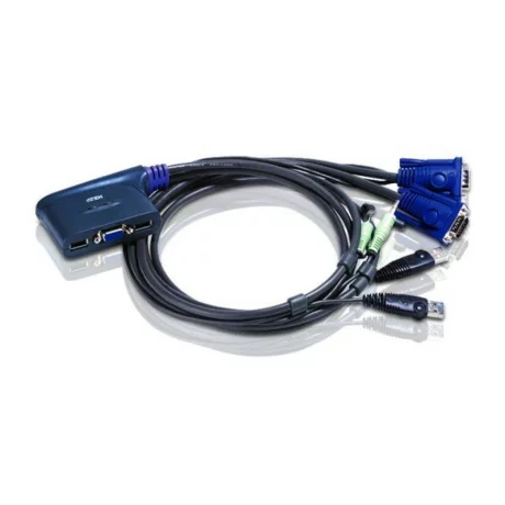 NET SWITCH KVM USB 2PORT W/CAB/CS62US-A7 ATEN