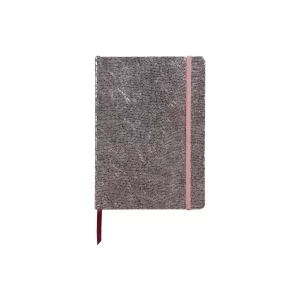 Notebook coperta moale piele,  A5, 144 pagini, Clairefontaine Celeste Roz