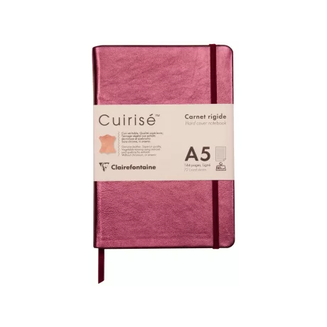 Caiet copertă piele tare A5, 144 pagini, Cuirise