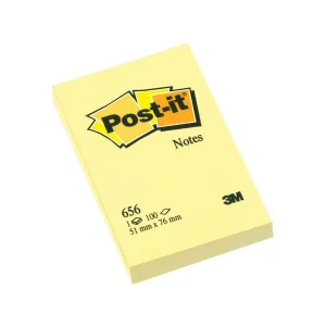 Notes adeziv Post-it® Canary Yellow™ 51 x 76 mm