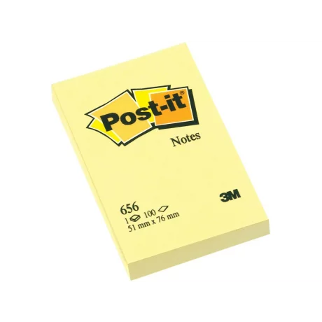 Notes adeziv Post-it® Canary Yellow™ 51 x 76 mm