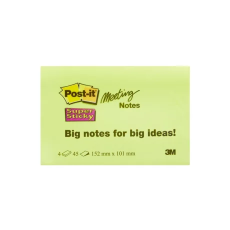 Notes adeziv Post-it® Super Sticky™ 152 x 101 mm