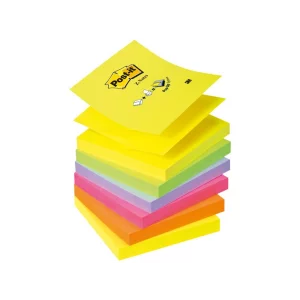 Notes adeziv Post-it® „Z” Neon unicolor