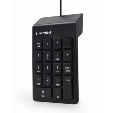 TASTATURA numerica  Gembird, USB, 18 taste, negru, &quot;KPD-U-02&quot; (include TV 0.75 lei)
