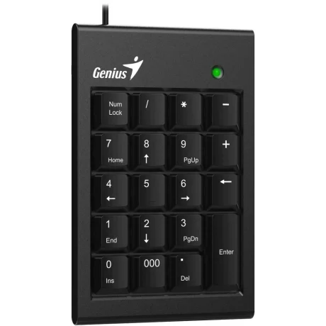 TASTATURA numerica  Genius, &quot;NumPad 100&quot;, USB, 19 taste, negru, &quot;31300015400&quot; (include TV 0.75 lei)