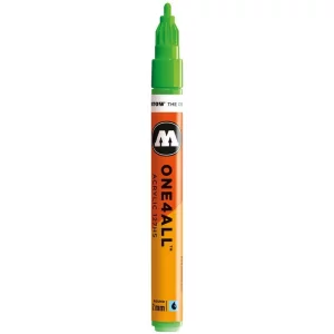 Marker acrilic Molotow ONE4ALL 127HS 2 mm neon green fluorescent 219