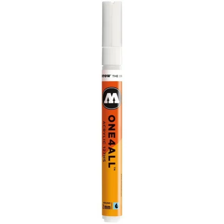 Marker acrilic Molotow ONE4ALL 127HS 2 mm signal white