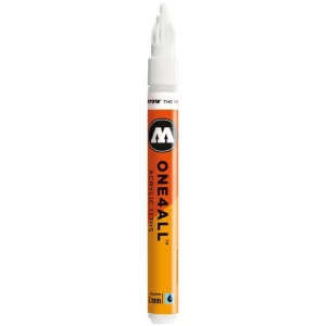 Marker acrilic Molotow ONE4ALL 127HS 2 mm signal white