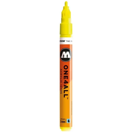 Marker acrilic Molotow ONE4ALL 127HS 2 mm neon yellow fluorescent 220