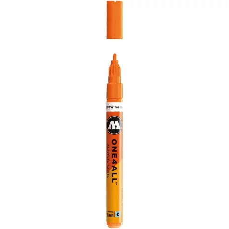 Marker acrilic Molotow ONE4ALL 127HS 2 mm Neon Orange Fluorescent 218