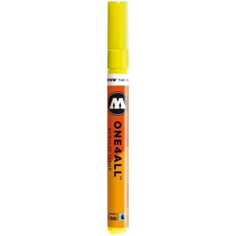 Marker acrilic Molotow ONE4ALL 127HS 2 mm neon yellow fluorescent 220