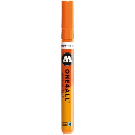 Marker acrilic Molotow ONE4ALL 127HS 2 mm Neon Orange Fluorescent 218