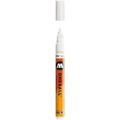 Marker acrilic Molotow ONE4ALL 127HS 2 mm signal white