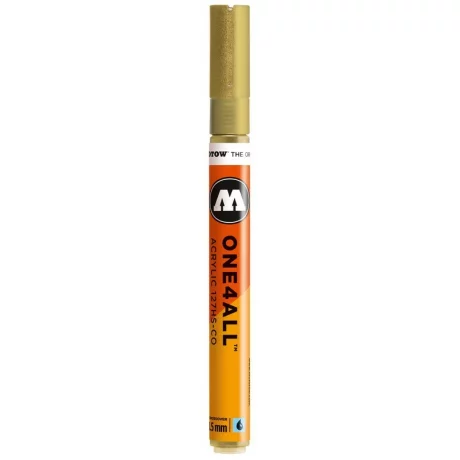 Marker acrilic Molotow ONE4ALL 127HS-CO 1,5 mm metallic gold 228