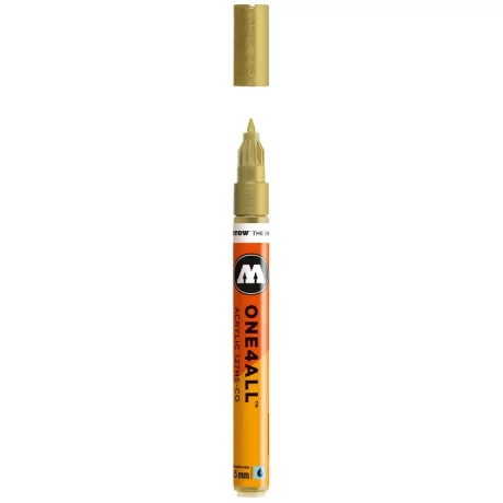 Marker acrilic Molotow ONE4ALL 127HS-CO 1,5 mm metallic gold 228