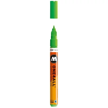 Marker acrilic Molotow ONE4ALL 127HS-CO 1,5 mm neon green fluorescent 219