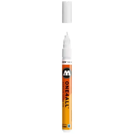 Marker acrilic Molotow ONE4ALL 127HS-CO 1,5 mm signal white