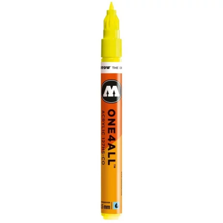 Marker acrilic Molotow ONE4ALL 127HS-CO 1,5 mm neon yellow fluorescent 220