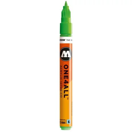 Marker acrilic Molotow ONE4ALL 127HS-CO 1,5 mm neon green fluorescent 219