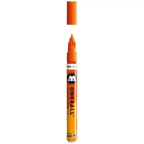 Marker acrilic Molotow ONE4ALL 127HS-CO 1,5 mm dare orange