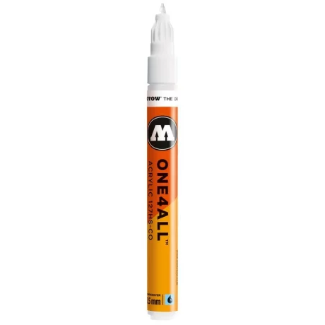 Marker acrilic Molotow ONE4ALL 127HS-CO 1,5 mm signal white