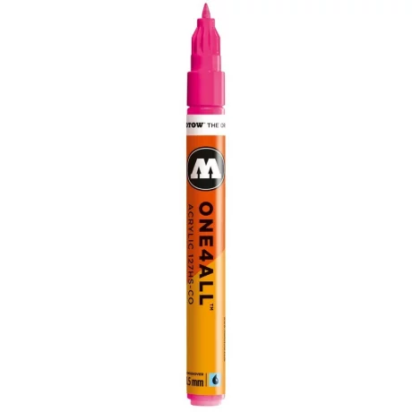 Marker acrilic Molotow ONE4ALL 127HS-CO 1,5 mm neon pink fluorescent 217