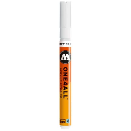 Marker acrilic Molotow ONE4ALL 127HS-CO 1,5 mm signal white