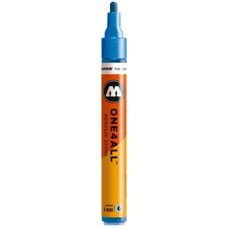 Marker acrilic Molotow ONE4ALL 227HS 4 mm metallic blue