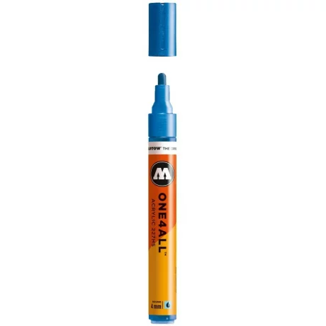 Marker acrilic Molotow ONE4ALL 227HS 4 mm metallic blue