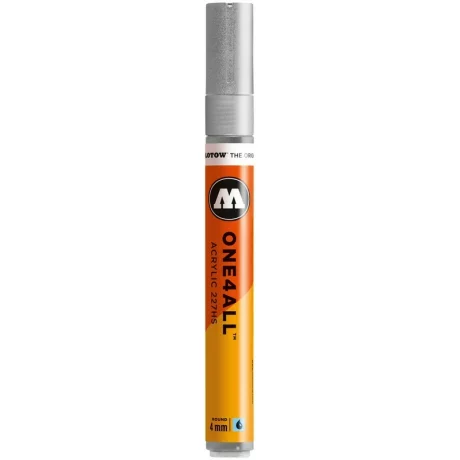 Marker acrilic Molotow ONE4ALL 227HS 4 mm metallic silver 227