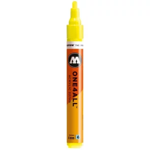 Marker acrilic Molotow ONE4ALL 227HS 4 mm neon yellow fluorescent 220