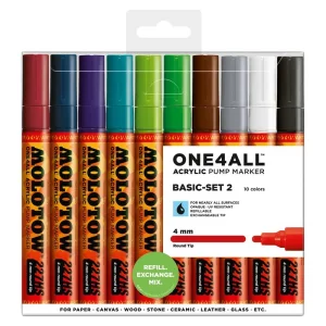 Set Markere Molotow ONE4ALL 227HS Basic-Set 2 10 buc