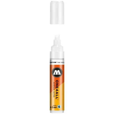 Marker acrilic Molotow ONE4ALL 327HS 4 – 8 mm Signal White