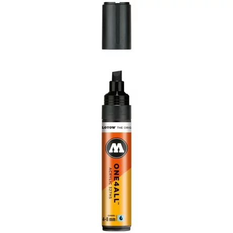 Marker acrilic Molotow ONE4ALL 327HS 4 – 8 mm signal black