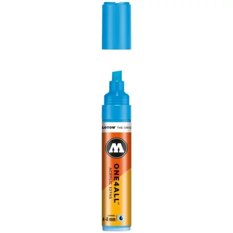 Marker acrilic Molotow ONE4ALL 327HS 4 – 8 mm shock blue middle