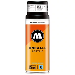 Spray Molotow ONE4ALL Acrylic Spray 400 ml	signal black