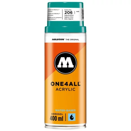 Spray Molotow ONE4ALL Acrylic Spray 400 ml	lagoon blue