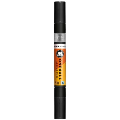 Marker Molotow ONE4ALL Acrylic Twin 1,5 – 4 mm signal black