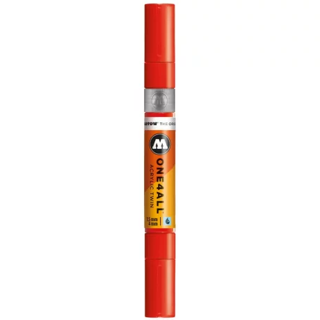 Marker Molotow ONE4ALL Acrylic Twin 1,5 – 4 mm traffic red