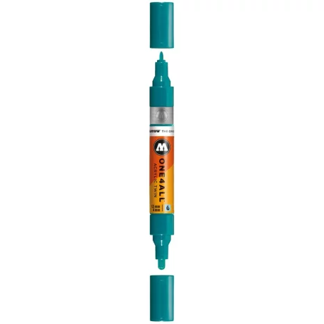 Marker Molotow ONE4ALL Acrylic Twin 1,5 – 4 mm lagoon blue