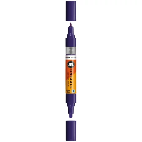 Marker Molotow ONE4ALL Acrylic Twin 1,5 – 4 mm violet dark