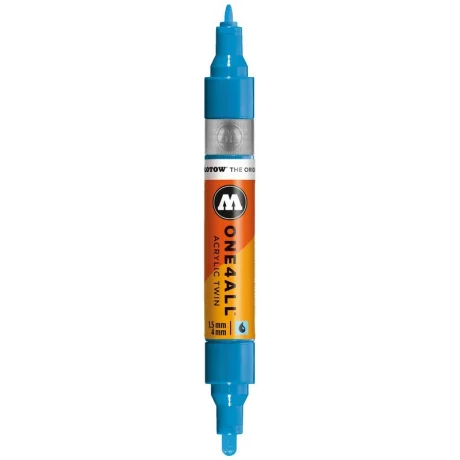 Marker Molotow ONE4ALL Acrylic Twin 1,5 – 4 mm shock blue